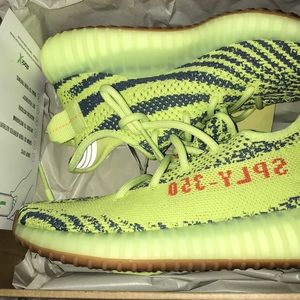 Adidas 350 Frozen Yellow Yeezys